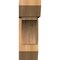 Ekena Millwork Thorton Slat Smooth Bracket w/ Offset Brace, Western Red Cedar, 7 1/2"W x 22"D x 22"H BKT0806X22X22THR06SWR - alternate 4